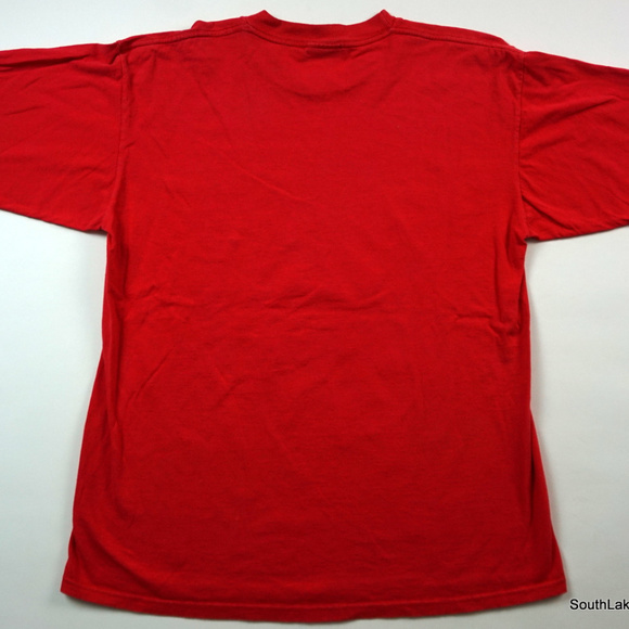 VTG 90s Detroit Red Wings T-Shirt Men's Large - Picture 2 of 5